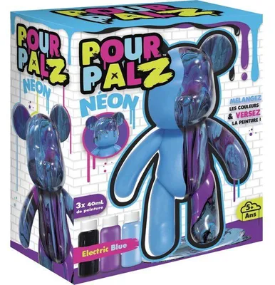 Produktbild von Kreativ-Set zum Malen, Palz Tiere, Neon, Silverlit