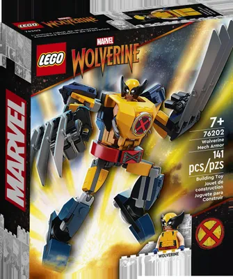 Produktbild von LEGO 76202 Marvel Wolverine Mech, Figur zum Sammeln