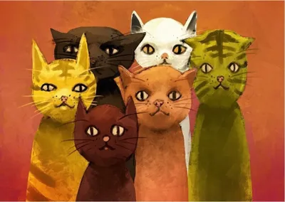 Produktbild von ART PUZZLE Puzzle Katzenteam 500 Teile