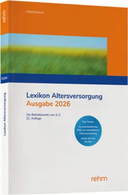 Obrázok produktu pre Lexikon Altersversorgung 2026