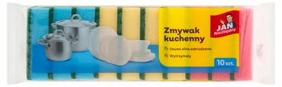 Produktbild von JAN NIEZBĘDNY Küchen-Scheuerschwamm, 1 Packung - 10 Stück