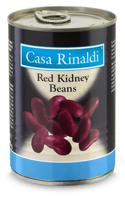 Image de Casa Rinaldi Red Kidney Haricots en boîte 400g poids net égoutté 250g