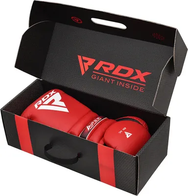 Image de Gants d'entraînement à lacets RDX APEX rouge 14 oz