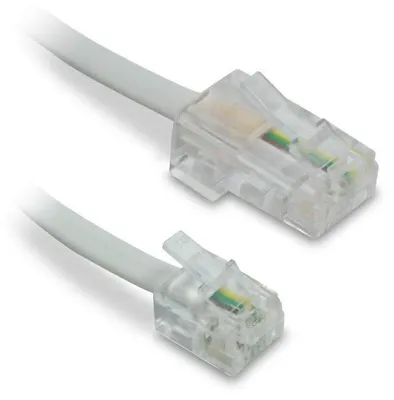 Zdjęcie produktu dla Metronic 10m RJ11/RJ45, RJ11, RJ45, Biały, Męska, Męska