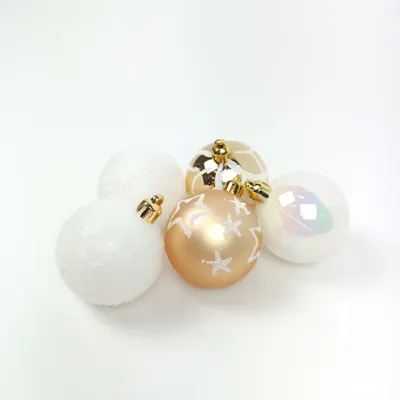 Produktbild von Weihnachtskugeln aus Kunststoff, Ø 5 cm, 15er-Set