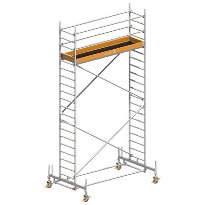 Produktbild von Layher Rollgerüst Uni Standard 6,35m AH (DIN EN 1004:2004)