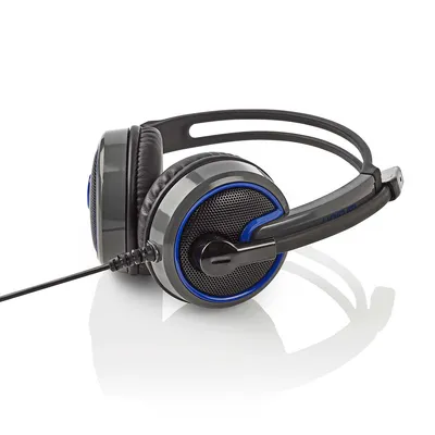 Obrázek produktu pro Nedis GHST200BK, Kabel, 20 - 20000 Hz, Hraní, 176 g, Sluchátka s mikrofonem, Černá