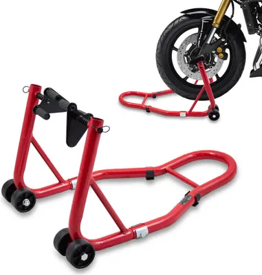 Produktbild von Bituxx Motorrad Montageständer Vorn Rot MS-18968