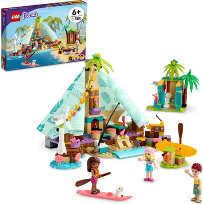 Zdjęcie produktu dla LEGO Friends kemping na plaży, Zestaw do budowania, 6 lat(a), Plastik, 380 szt., 668 g