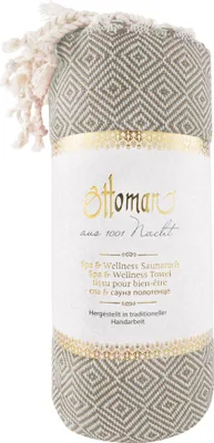Produktbild von GREENDOOR Hamam Tuch Rautenmuster cappuccino