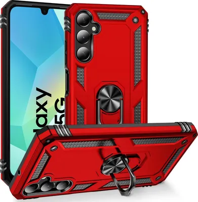 Immagine prodotto di Custodia per cellulare Armor Shield per Samsung Galaxy A16 5G Custodia ultra ibrida Custodia per cellulare, rosso