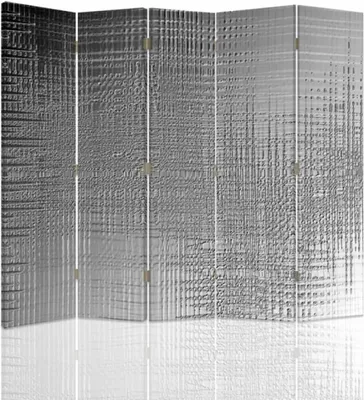 Produktbild von Paravent - Raumteiler Industrial Effect - Dekorativer Raumtrenner cm. 180x170 (5 x)