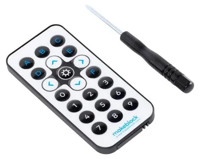 Produktbild von Makeblock Infrarot-Controller V2, 21-Tasten, IR-Signalsteuerung, Zubehör für Robotiksysteme, 3 V