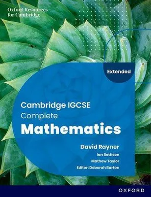Image de Cambridge IGCSE Complete Mathematics Extended: Student Book Sixth Edition