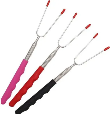 Obrázek produktu pro Sada špízů na grilování, 5 kusů, z nerezové oceli, 32–115 cm, skládací.