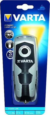 Image de Varta Dynamo Light LED Noir, Gris Lampe torche