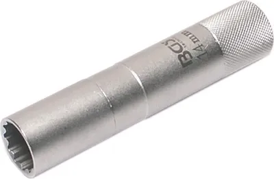 Produktbild von BGS 2446 Zündkerzen-Einsatz 14 mm, 12-kant, 10 (3/8), Länge 90 mm