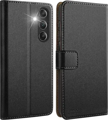 Zdjęcie produktu dla Czarne etui skórzane z klapką