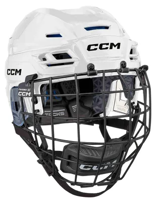 Produktbild von Helm CCM Tacks 310 Combo (mit Gitter) weiss M