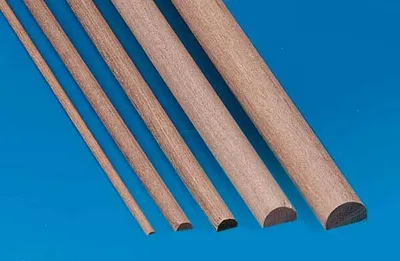 Produktbild von Krick Halbrundstab Holz 5x10 mm