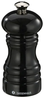 Zdjęcie produktu dla Zassenhaus Salzmühle BERLIN 12 cm schwarz glänzend 20212 4006528020212