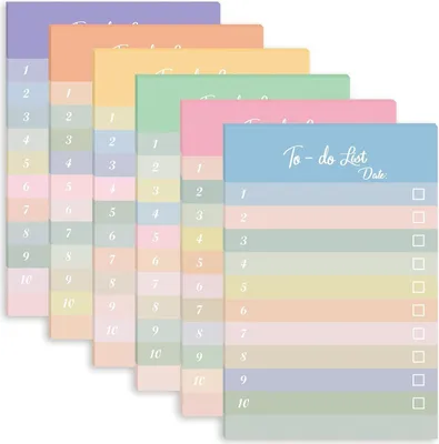 Produktbild von INF Planer Listen Haftnotizen Papier Mehrfarbig 10x15cm 4 Stück