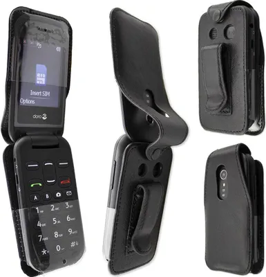 Zdjęcie produktu dla Ledertasche mit Gürtelclip für Doro 2404