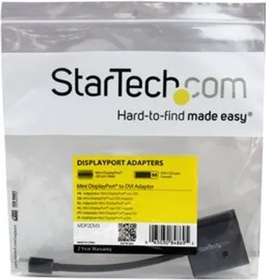 Image de StarTech.com Adaptateur Mini DisplayPort vers DVI Convertisseur - 1 x Mini DP (mâle)