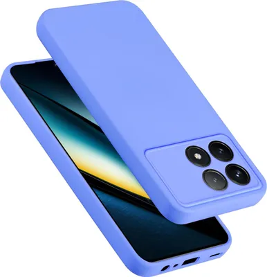 Obrázok produktu pre Cadorabo Puzdro pre Xiaomi Poco F6 Pro Silikónový kryt na mobilný telefón Puzdro z tekutého silikónu, odolné proti poškriabaniu a nárazom, ochranné puzdro pre Xiaomi Poco F6 Pro