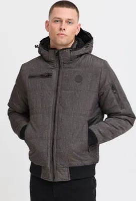 Produktbild von BLEND BHBoris Herren Jacke Winterjacke Steppjacke gefüttert mit Kapuze Reißverschlusstaschen Rippbündchen Regular fit