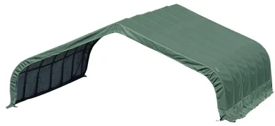 Produktbild von ShelterLogic Folien Weidezelt Zeltgarage Run-In-Shed Grün 730x670x380 cm
