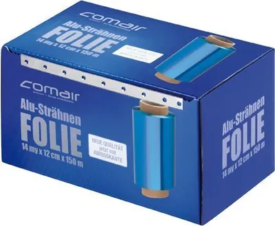 Produktbild von Comair Alufolie 14µ blau 12cmx150m Rolle Aluminium foil 14my 12cmx150