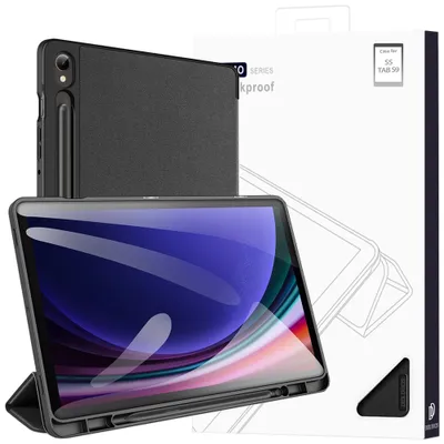 Produktbild von Dux Ducis Domo Case Mit Klappe Und Smart Sleep Für Samsung Galaxy Tab S9 - Schwarz