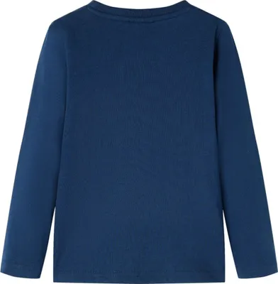 Immagine prodotto di vidaXL Camicia a maniche lunghe per bambini blu navy 116