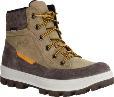 Produktbild von Superfit Tedd 8004783000 Kinderboots, Jungs, Leder/Textil, Braun/Orange, - Kinderschuhe Gefütterte Kinderstiefel Gr. 18 - 42, Braun, leder/textil (velour/sympatex, wasserdicht)