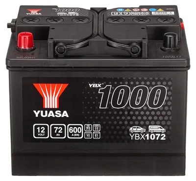 Produktbild von YUASA YBX1000 Starterbatterie 12V 72Ah 600A/EN D26 Batterie