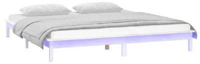 Obrázek produktu pro Postel s rámem z masivního borového dřeva, bez matrace, rozměry 75x190 cm