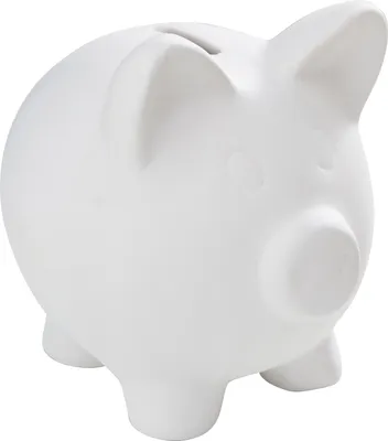 Produktbild von VBS Spardose "Schwein", Keramik, Weiß