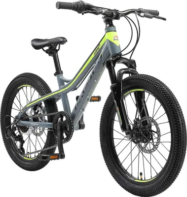 Produktbild von BIKESTAR Kinder Jugend Mountainbike 20 Zoll ab 6 - 7 Jahre | Hartail MTB Scheibenbremse Federgabel | Petrol Grün