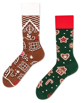 Produktbild von Motivsocken "LEBKUCHEN MANN" von Many Mornings.Größe:43-46