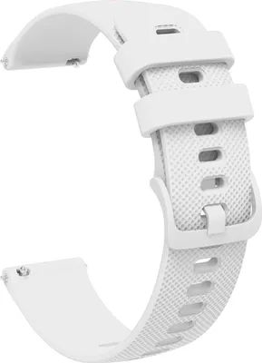 Produktbild von Silikonarmband für Huawei Watch GT2, GT3 42mm - Weiß