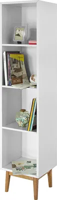 Produktbild von home24 Bücherregal - Weiß / Eiche