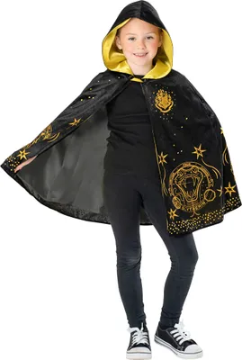Image de Cape de sorcier pour enfants Harry Potter Deluxe noir-or