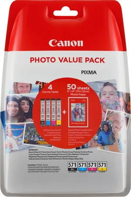 Produktbild von Canon Ink CLI-571 Multipack 4er