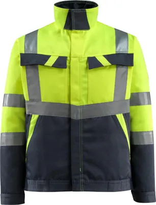 Produktbild von MASCOT® Forster Arbeitsjacke Größe XL, hi-vis gelb/schwarzblau | Packung (1 Stück)