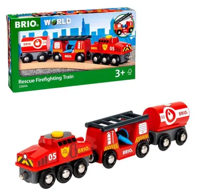 Immagine prodotto di BRIO® 33844 BRIO®    Feuerwehr-Löschzug Spielzeugeisenbahnen