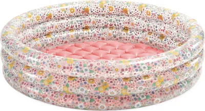Produktbild von INTEX 58427NP - Planschbecken - Sweet Blossom (86x25cm) Babypool aufblasbarer Boden
