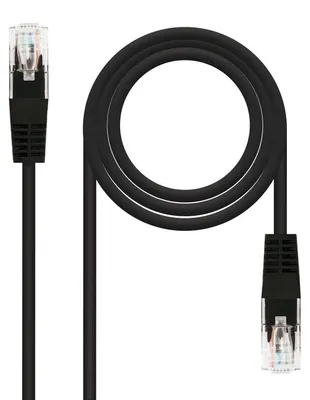 Obrázek produktu pro Nanocable 10.20.0101-BK, 1 m, Cat5e, U/UTP (UTP), RJ-45, RJ-45, Černá