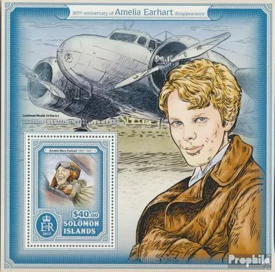 Produktbild von Briefmarken Salomoninseln 2017 Mi Block 612 (kompl. Ausg.) postfrisch Amelia Earhart