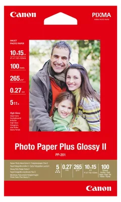 Productafbeelding van Canon PP-201, 10x15 cm, 100 vel, fotopapier, glanzend, 265 g